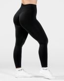 Damen Femme Sculpt Scrunch Leggings Schwarz mit K