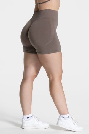 Femme Sculpt Scrunch Short in Mokka für Damen