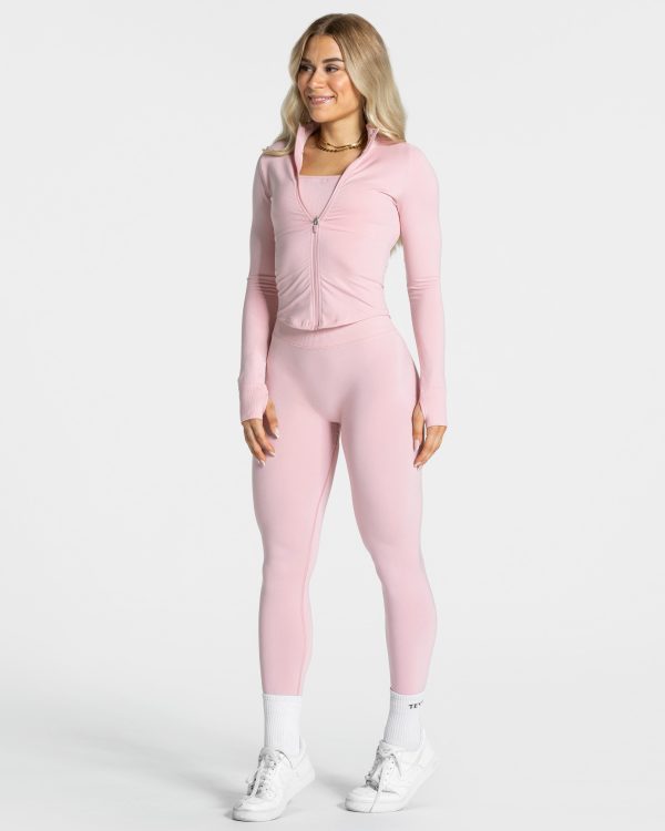 Femme Shaping Zip Jacke für Frauen in Rosa – Bild 3
