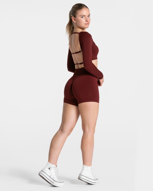 Femme Sculpt Scrunch Short Weinrot – bequem und s – Bild 5