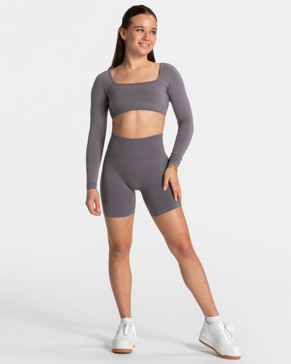 Femme Sculpt Scrunch Short Graphit mit hoher Tail – Bild 3