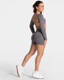 Femme Sculpt Scrunch Short Graphit mit hoher Tail