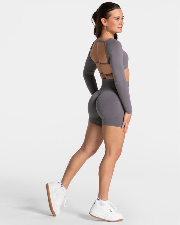 Femme Sculpt Scrunch Short Graphit mit hoher Tail – Bild 5