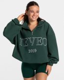 Femme Half Zip Sweater für Frauen in Dunkelgrün