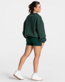 Femme Half Zip Sweater für Frauen in Dunkelgrün