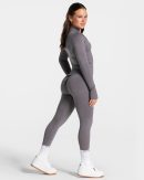 Femme Shaping Zip Jacke Graphit – bequem und styl