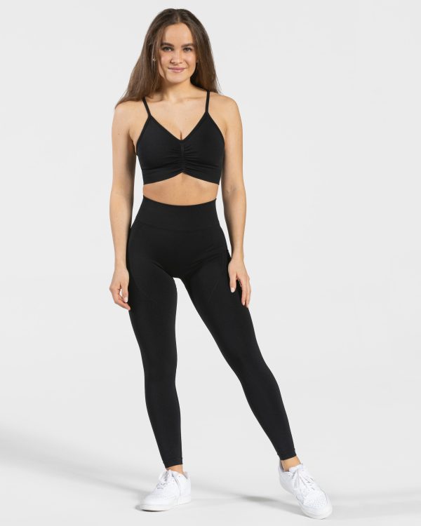 Focus Scrunch Leggings für Frauen in Schwarz – Bild 3