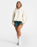 Ignite Hooded Sweater Off White mit hoher Taille