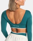 Ignite Longsleeve  Petrol mit hoher Taille