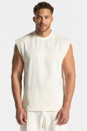 Modische Ignite Oversized Tank Off in Farbe White