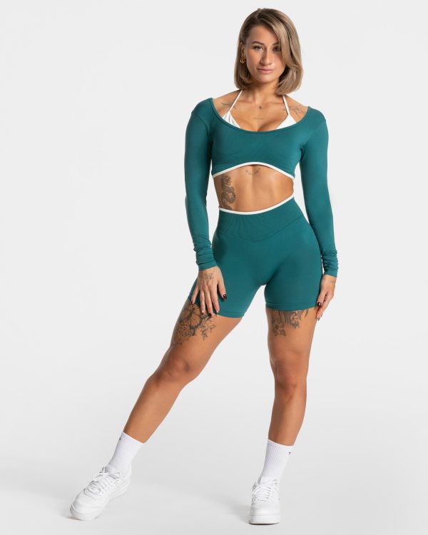 Ignite Sculpt Scrunch Short  Petrol – bequem und – Bild 3
