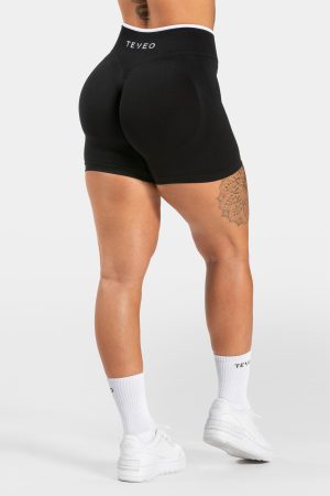 Ignite Sculpt Scrunch Short  Schwarz für Sport un
