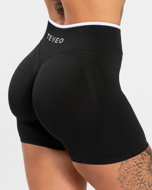 Ignite Sculpt Scrunch Short  Schwarz für Sport un – Bild 4