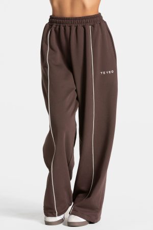 Damen Ignite Wide Leg Jogger Espresso mit Komfort