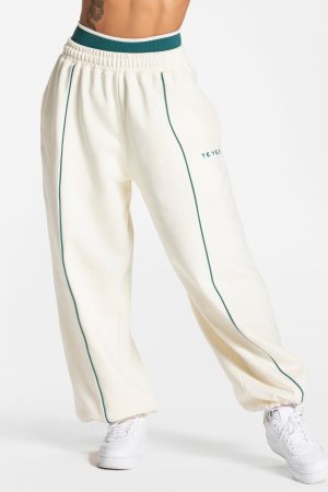 Ignite Wide Leg Jogger Off White für Sport und Al