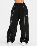 Damen Ignite Wide Leg Jogger Schwarz mit Komfort