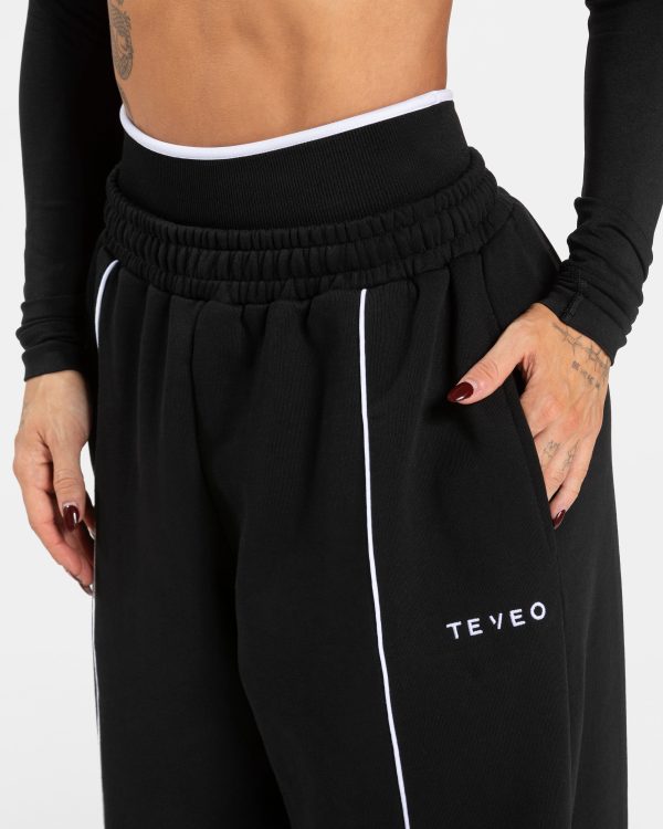 Damen Ignite Wide Leg Jogger Schwarz mit Komfort – Bild 4