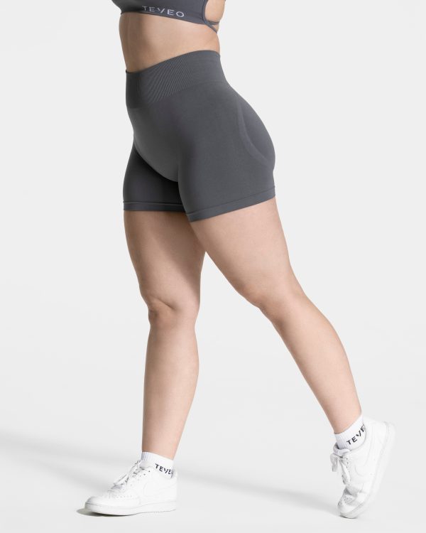 Modische Pure Covert Scrunch Short in Farbe Graph – Bild 2