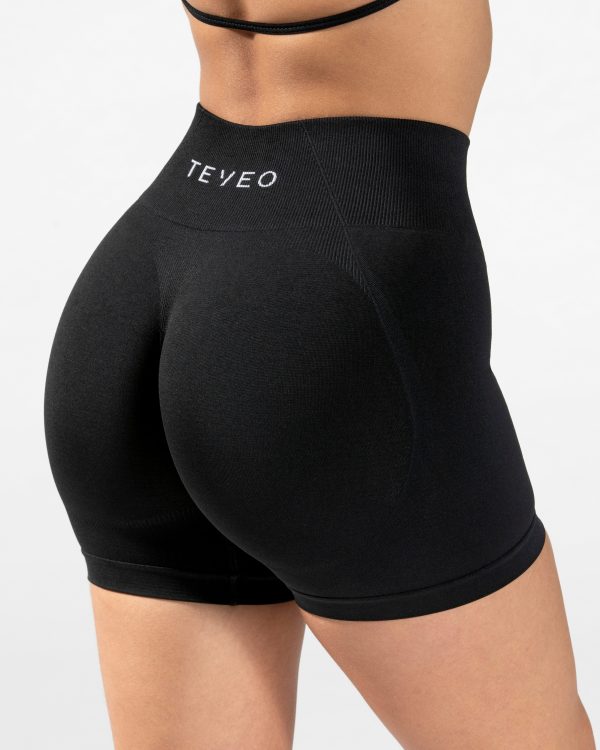 Damen Pure Covert Scrunch Short Schwarz mit Komfo – Bild 4