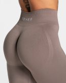 Pure Covert Scrunch Leggings in Mokka für Damen