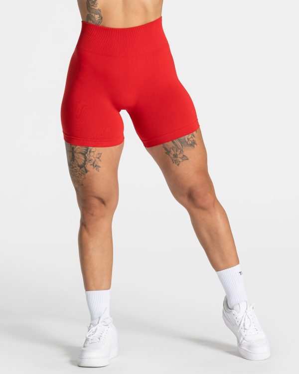 Damen Pure Covert Scrunch Short Rot mit Komfort – Bild 2