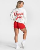 Modische Pure Oversized Sweater Off in Farbe White