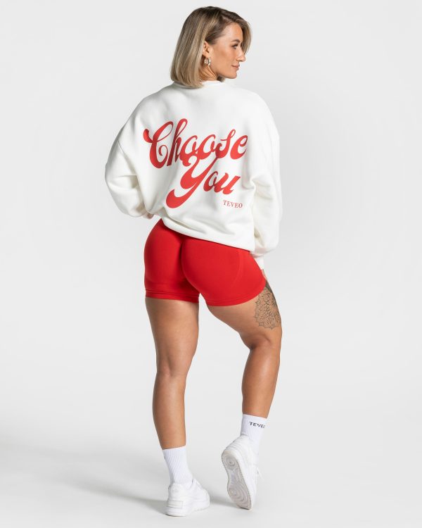 Modische Pure Oversized Sweater Off in Farbe White – Bild 5