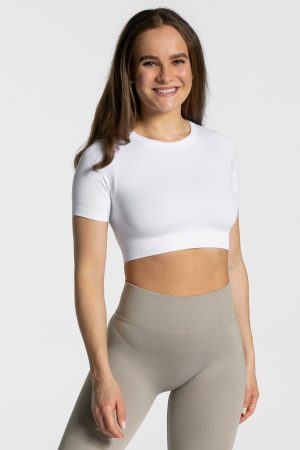 Sensation Crop Top für Frauen in Weiß