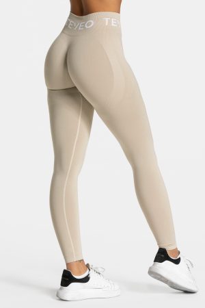 Signature Covert Scrunch Leggings Latte für Sport