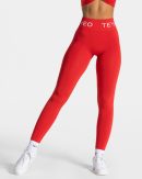 Signature Scrunch Leggings für Frauen in Rot