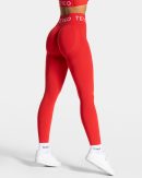 Signature Scrunch Leggings für Frauen in Rot