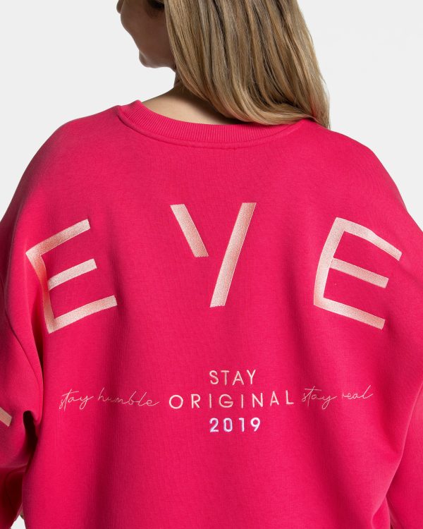 Signature Oversized Sweater Berry für Sport und A – Bild 4