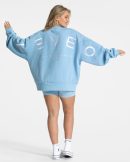Signature Oversized Sweater Ice Damenhose in Blue