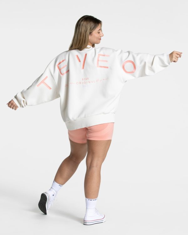 Modische Signature Oversized Sweater in Farbe Pea – Bild 5