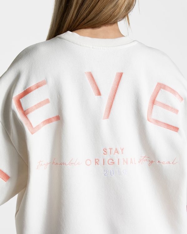 Modische Signature Oversized Sweater in Farbe Pea – Bild 4