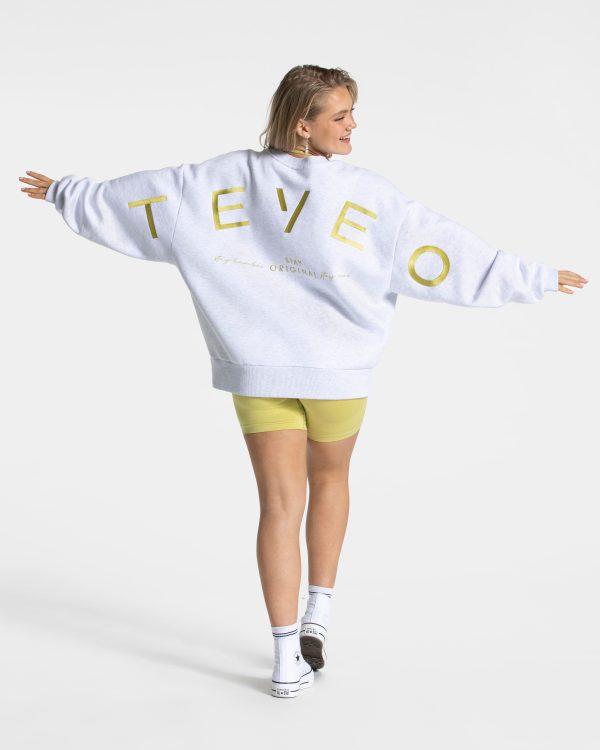 Signature Oversized Sweater Lime für Sport und Al – Bild 5