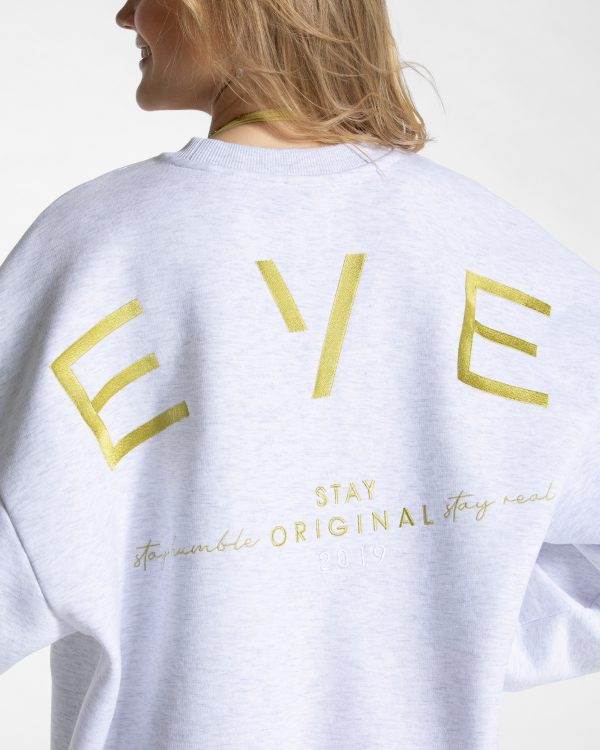 Signature Oversized Sweater Lime für Sport und Al – Bild 4