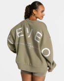 Signature Oversized Sweater Khaki für Sport und A