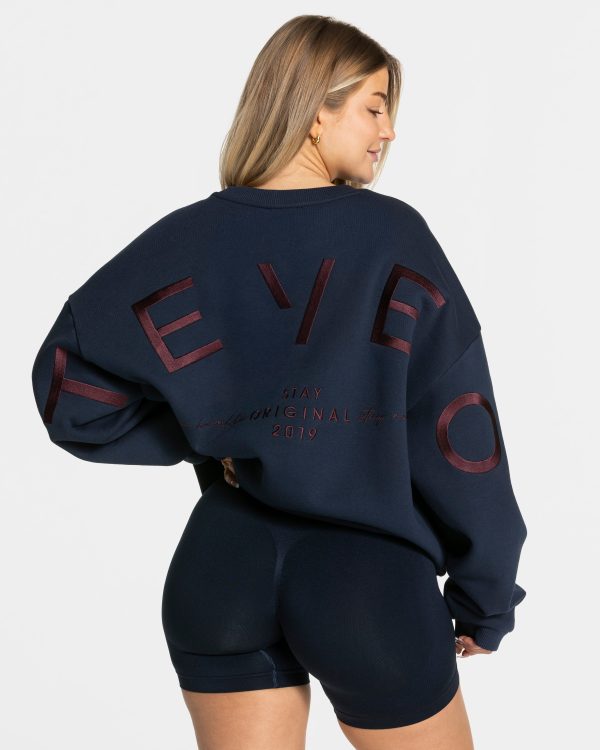 Signature Oversized Sweater Midnight für Sport un