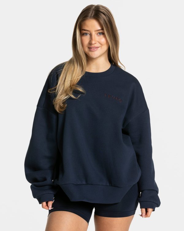Signature Oversized Sweater Midnight für Sport un – Bild 2
