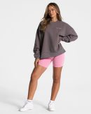 Signature Oversized Sweater Damenhose in Graphit