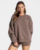 Signature Oversized Sweater Mokka – bequem und st