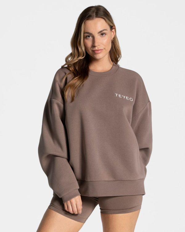 Signature Oversized Sweater Mokka – bequem und st – Bild 2
