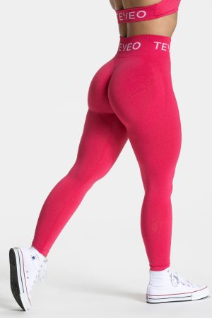Signature Scrunch Leggings in Berry für Damen
