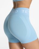 Modische Signature Scrunch Short Ice in Farbe Blue