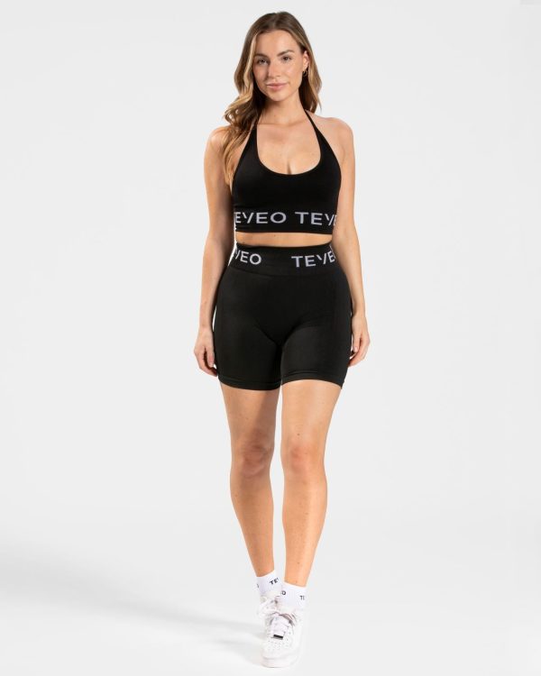 Signature Scrunch Short für Frauen in Schwarz – Bild 3