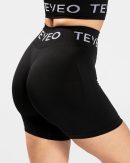 Signature Scrunch Short für Frauen in Schwarz