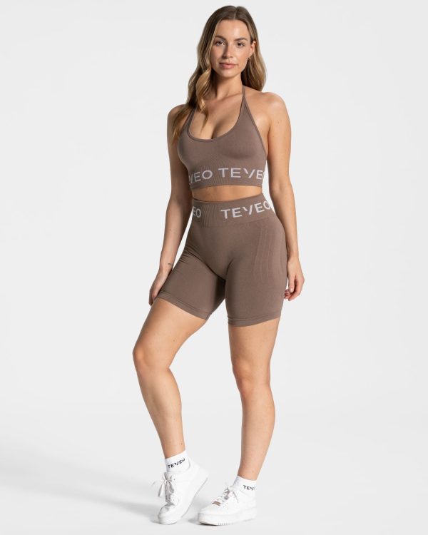 Damen Signature Scrunch Short Mokka mit Komfort – Bild 3