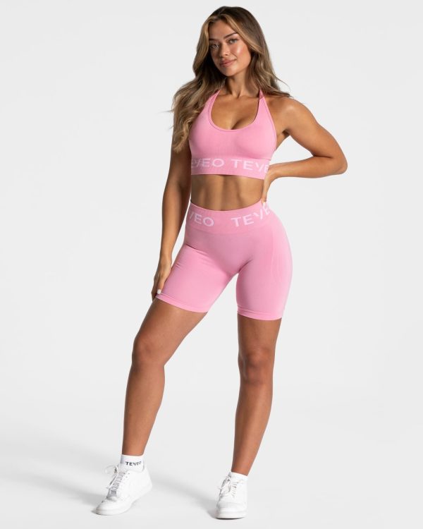 Signature Neckholder Bh Pink für Sport und Alltag – Bild 3