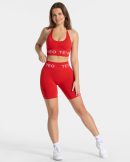 Signature Scrunch Short in Rot für Damen